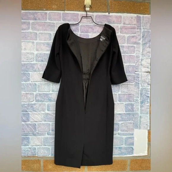 BOUTIQUE MOSCHINO Crepe knee length dress size 6 - Picture 9 of 15